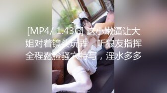 [MP4/ 1.43G] 这小嫩逼让大姐对着镜头玩弄，听狼友指挥全程露脸骚穴特写，淫水多多