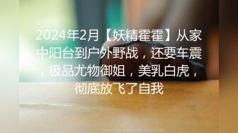 2024年2月【妖精霍霍】从家中阳台到户外野战，还要车震，极品尤物御姐，美乳白虎，彻底放飞了自我