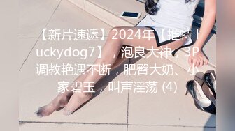 【新片速遞】2024年【推特 luckydog7】，泡良大神，3P调教艳遇不断，肥臀大奶、小家碧玉，叫声淫荡 (4)