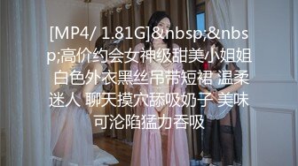 [MP4/ 1.81G]&nbsp;&nbsp;高价约会女神级甜美小姐姐 白色外衣黑丝吊带短裙 温柔迷人 聊天摸穴舔吸奶子 美味可沦陷猛力吞吸