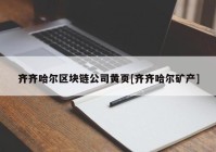 齐齐哈尔区块链公司黄页[齐齐哈尔矿产]